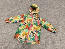 Kids Girls Boys Next Hooded Rain Coat Jacket Jungle Animals - 2-3 Years