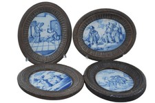 Antique Delft Tiles in wood