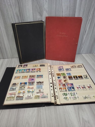 Stamp collection albums - stamp,