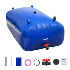 VEVOR Water Storage Bladder 142.7 Gal 1000D PVC Collapsible Portable Water Tank