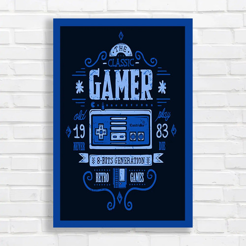 The classic gamer retro gaming - the,