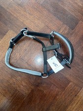 Brand New Black Diamanté Leather Shetland Show Head Collar