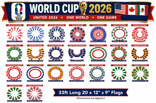 100 metre flag bunting - 100, pvc