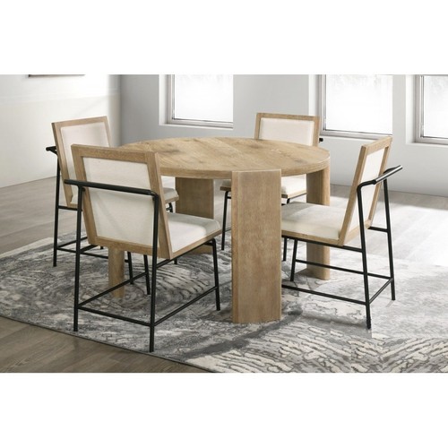 Modern piece round dining - 5-piece,