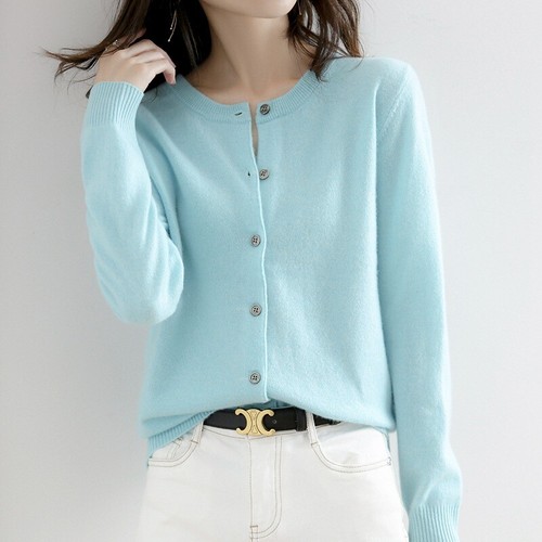 Women cardigan solid color - women,