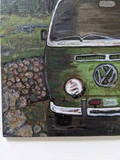 Acrylic PAINTING on Canvas 4"