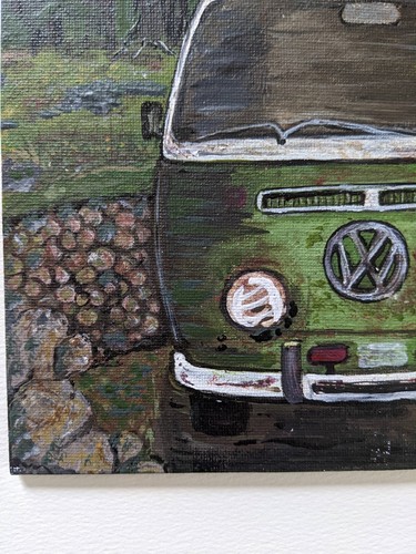 Acrylic painting canvas - painting,