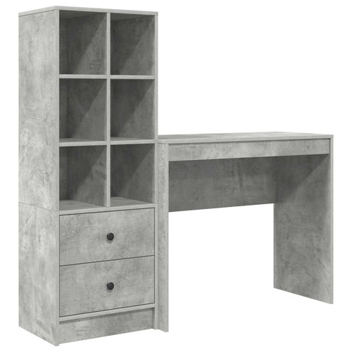 Desk with drawer shelf - with,