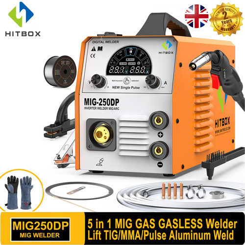 Hitbox 5in1 mig welder 250amp - 5in1,