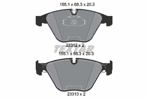 Front brake pad - pad,