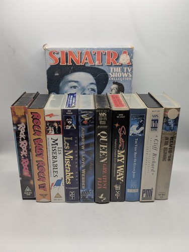 Music vhs video job lot - music,
