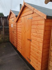 Pinelap Apex Garden Shed 12mm tongued and grooved throughout wooden T&G HUT