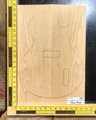 Maple guitar carve top - guitar, set