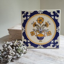 Vintage Portuguese 1960s Blue