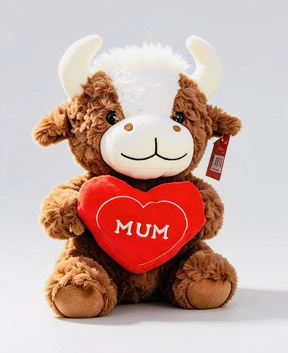 Plush highland cow teddy - highland, soft