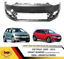 VW POLO FRONT BUMPER 6R 2009 -