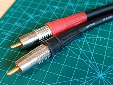 CANARE 75 OHM COAXIAL PHONO CABLES 50CM ( LV-775 , 606  ) & CANARE PLUGS