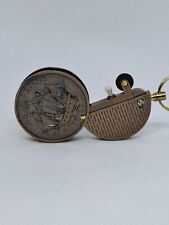 Stunning 1966 Half Penny Coin Lighter Petrol & Flint Perfect Working Order