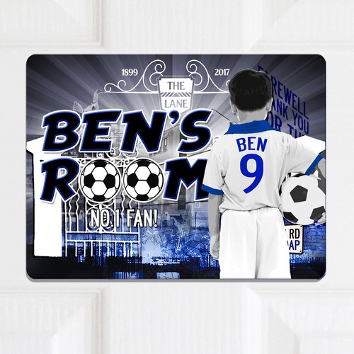 Personalised tottenham door - tottenham,