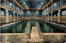 Shelton Hotel Pool View New York N.Y. Vintage Postcard