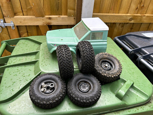 Rock crawler wheels - 1/10,