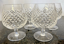 Set of 4 Waterford Crystal Brandy Glasses – Alana Pattern – Large 13cm
