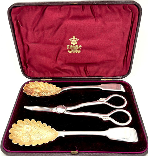 Elkington dessert set - &,