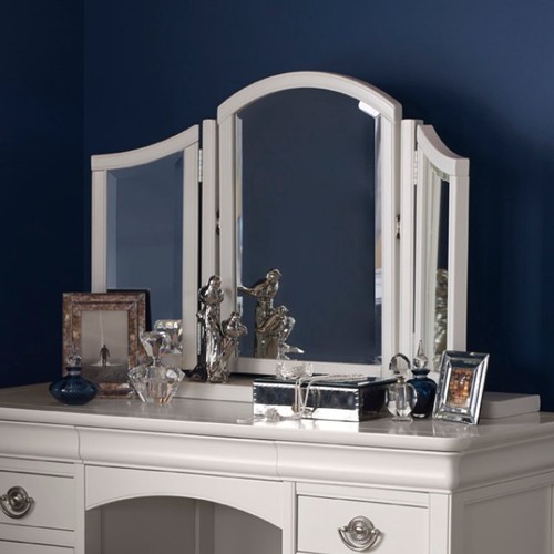 Venet white gallery mirror - white,