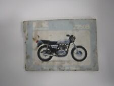 KAWASAKI Z250B Owner's Manual 1980