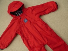 Jojo Maman Bebe PUDDLESUIT 18-24M New WINTER Fleece Lined All-In-One SNOWSUIT