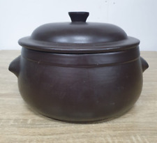 Vintage Dark Brown Ceramic