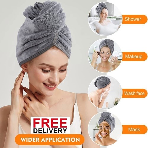 Quick dry hair - dry, wrap