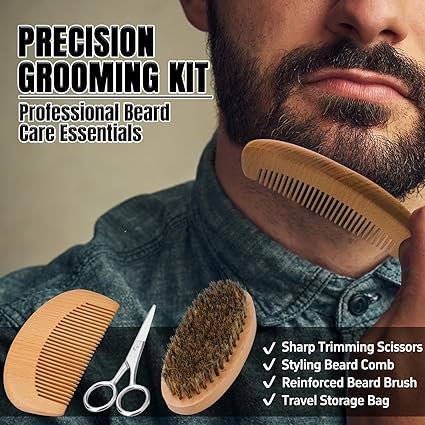 Xikezan beard grooming kit for - beard,