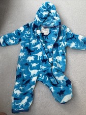 Hatley  12 to 18 Months 100 Pc Polyester Dynasour Snowsuit Sleep suit