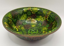 Chinese Green Floral Cloisonne