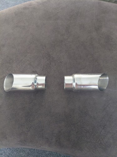 Slash cut exhaust - tips, for