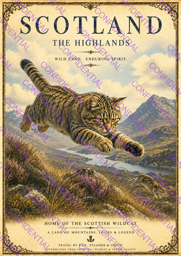 Wildcat scottish highlands - scottish,