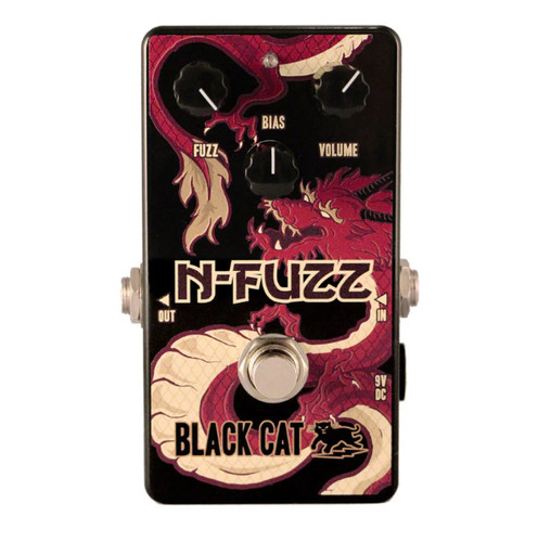 Black cat fuzz - cat, guitar