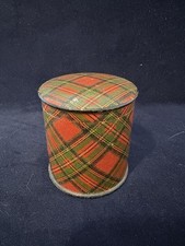 Tartanware Mauchline Roller Tape Casket - Stuart