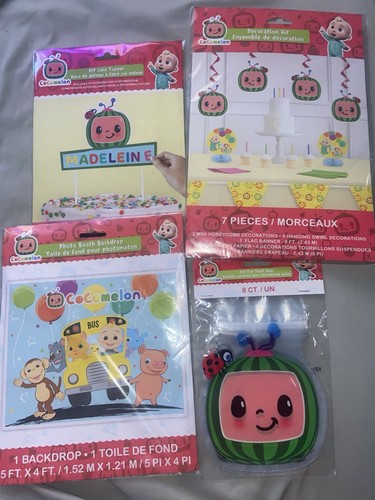 Lot cocomelon birthday - of, 4