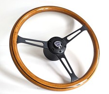 Steering Wheel Wood Black fits