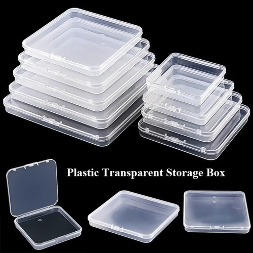 Square plastic storage - storage, box