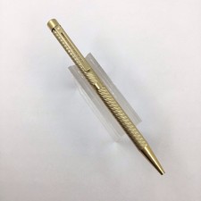 Sheaffer Targa Spiral Gold Plated Ballpoint Pen, VGC