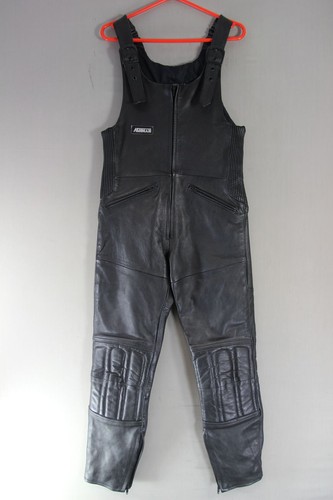 Ashman black leather biker - ashman, bib
