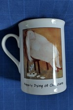 Erika Oller Mug & Coaster "Happily Dying Of Chocolate"