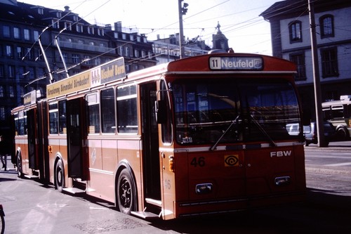Switzerland original bus tram - bus,