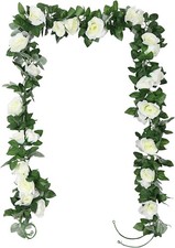 2 Pack Artificial Rose Vines