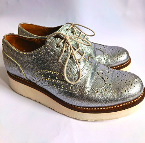 Grenson silver leather emily - grenson,