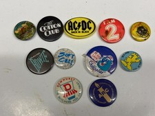 COLLECTION OF 10 OLD BUTTON BADGES VARIOUS TOPICS (2)