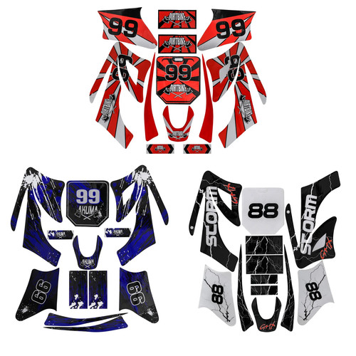 Plastics decals graphics - plastics,